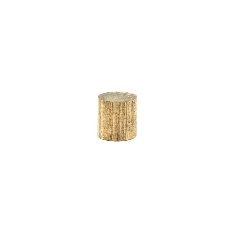 Natural Beech Cylinder Plinth (Small)