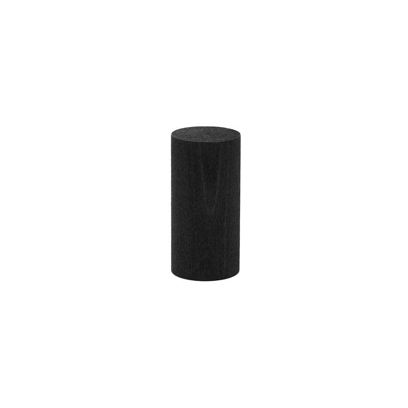 Black Beech Cylinder Plinth (Medium)