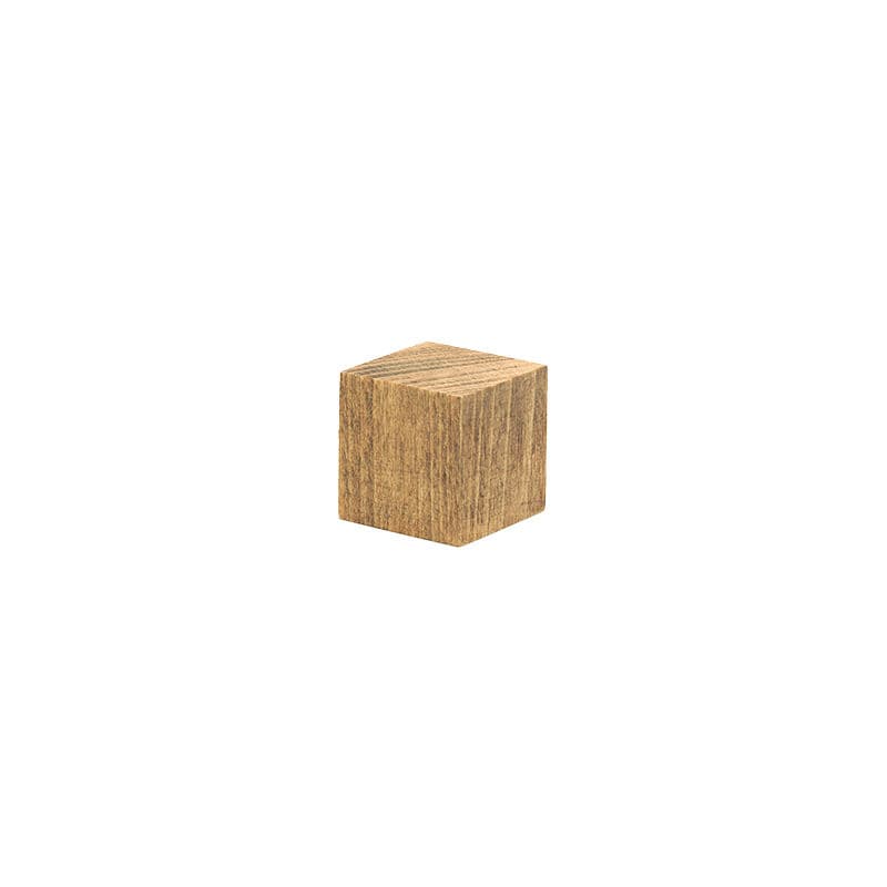 Natural Beech Cube Plinth (Small)