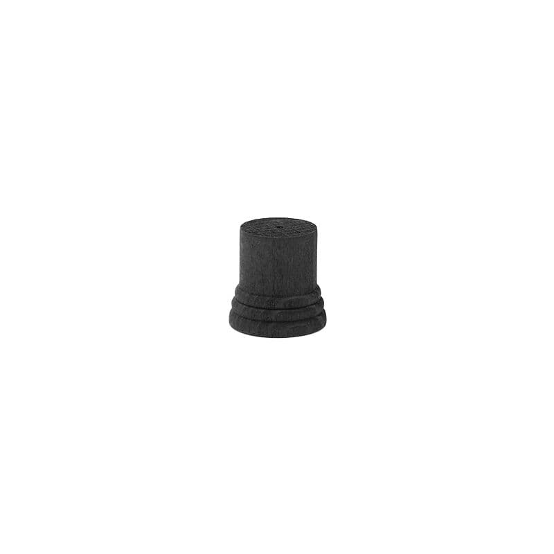 Black Beech Ornate Cylinder Plinth (Small / Type 1)