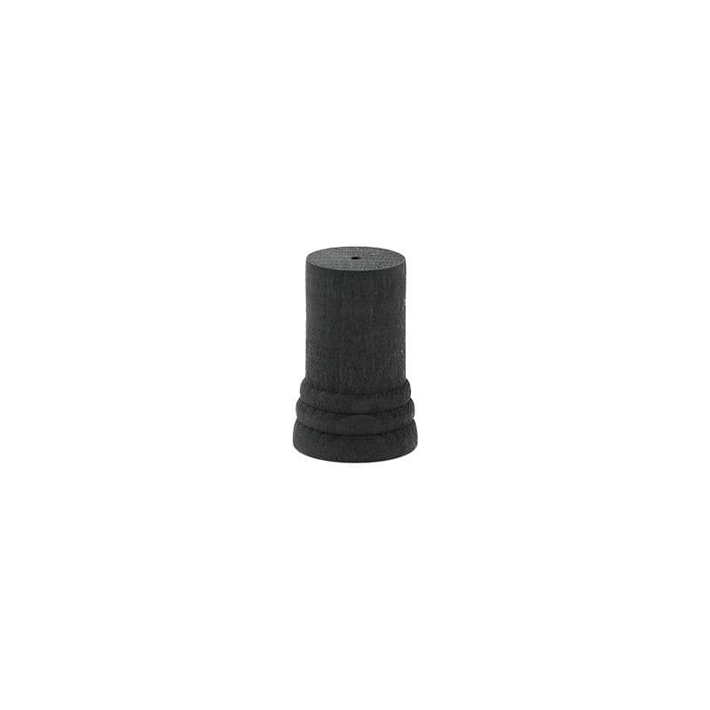 Black Beech Ornate Cylinder Plinth (Tall / Type 1)