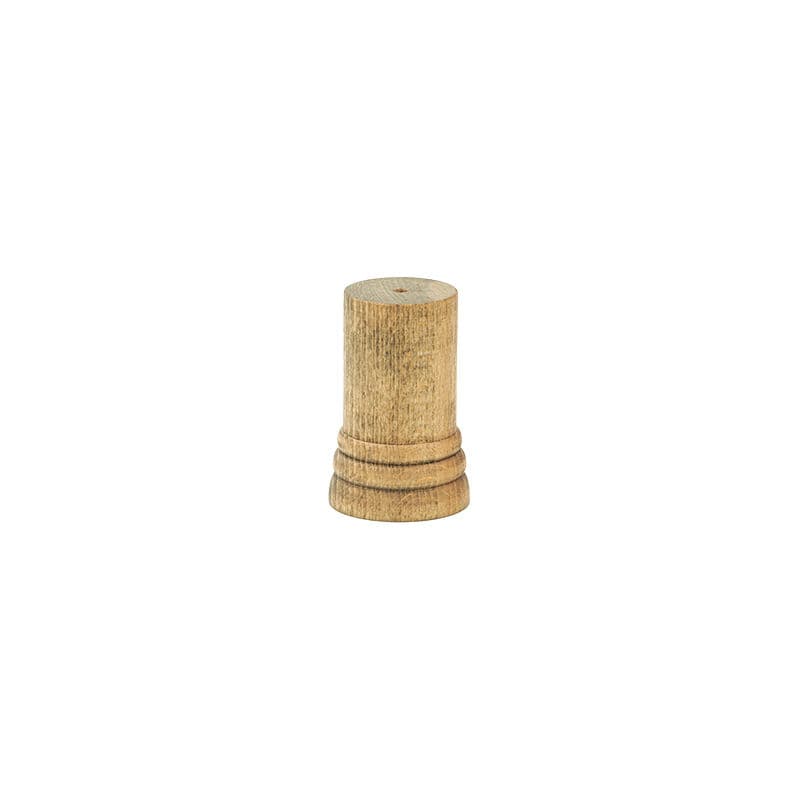 Natural Beech Ornate Cylinder Plinth (Tall / Type 1)