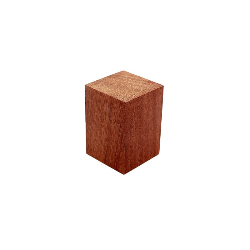 Natural Teak Cuboid Plinth (Medium)