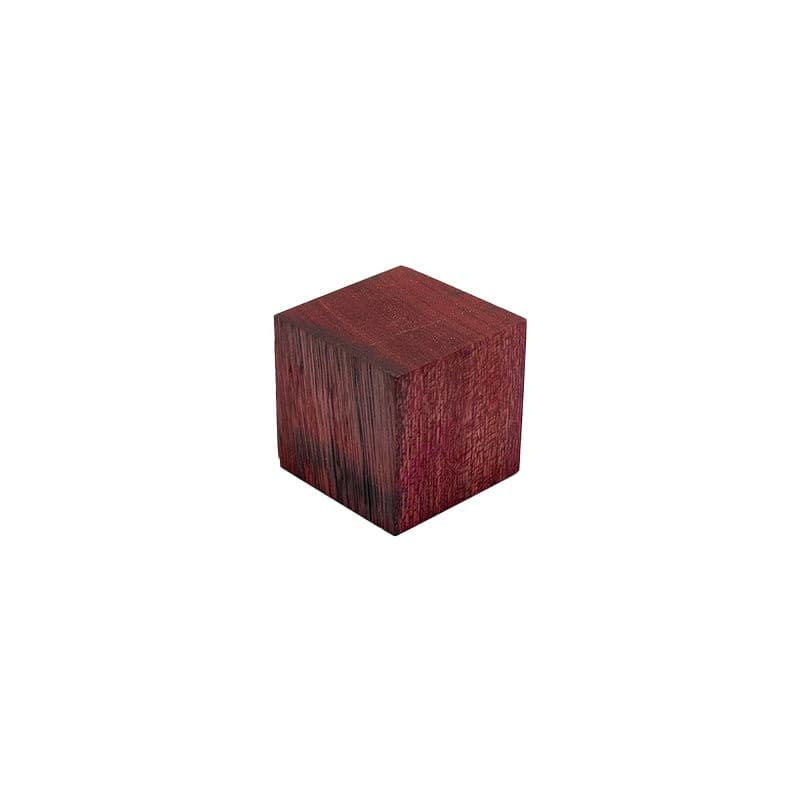 Natural Mahogany Cube Plinth (Medium)