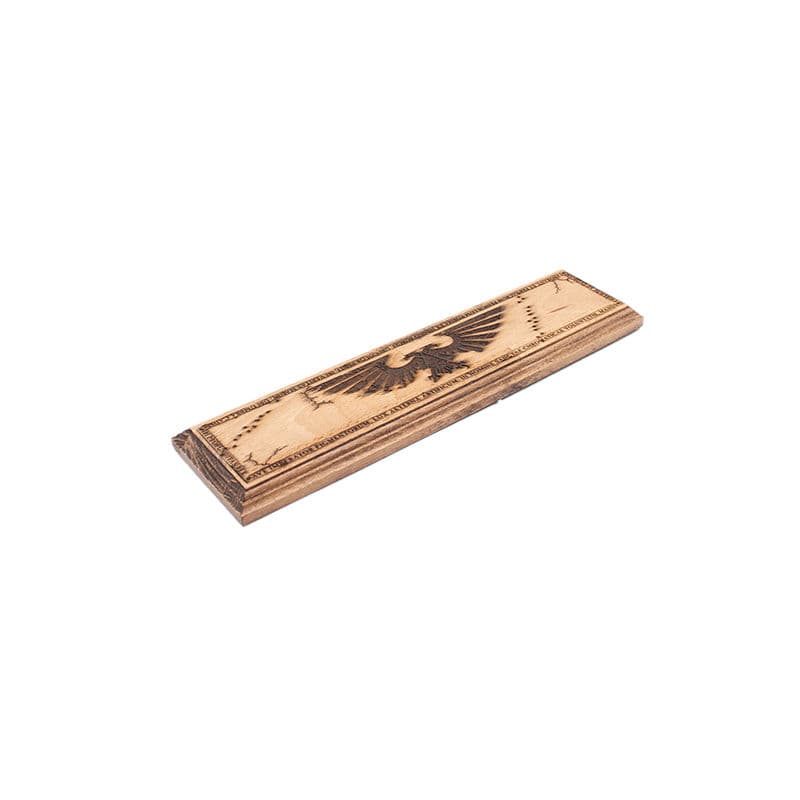 Engraved Oak Unit Tray (Long / Type 7)