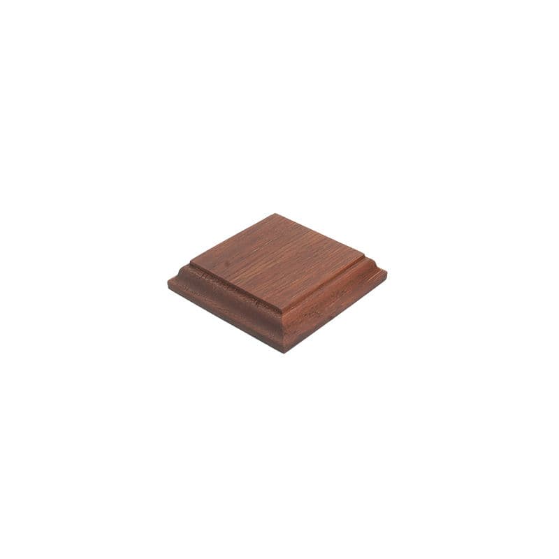 Natural Ironwood Ornate Square Base (Type 7)