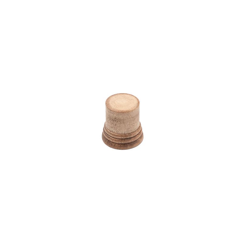 Natural Sycamore Ornate Cylinder Plinth (Small / Type 1)